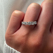 Five Stone Round Diamond Band | Jewelverra