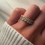 Bold Oval Diamond Wedding Band | Jewelverra