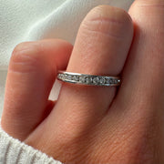 Bead Set Diamond Wedding Band | Jewelverra
