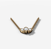 Diamond Lotus Necklace | Jewelverra