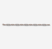 Diamond Paperclip Chain Bracelet