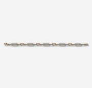 Diamond Paperclip Chain Bracelet