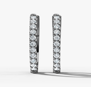 Petite Diamond Huggie Earrings | Jewelverra