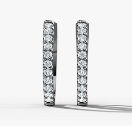 Petite Diamond Huggies