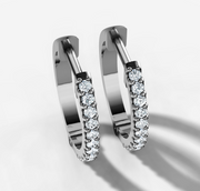 Petite Diamond Huggie Earrings | Jewelverra
