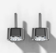 Princess Diamond Stud Earrings | Jewelverra