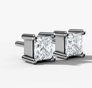 Princess Diamond Stud Earrings | Jewelverra