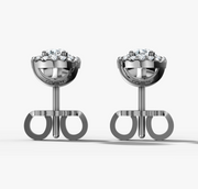 Pear Halo Stud Earrings | Jewelverra