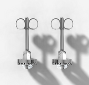 Marquise Halo Stud Earrings | Jewelverra