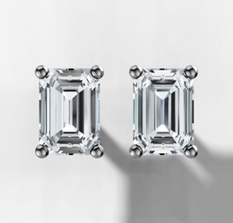 Radiant Diamond Stud Earrings | Jewelverra