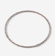 Diamond Paperclip Chain Necklace | Jewelverra