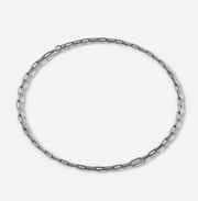 Diamond Paperclip Chain Necklace | Jewelverra