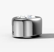 East West Bezel Set Oval Diamond Necklace