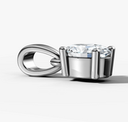 Oval Diamond Necklace | Jewelverra