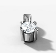 Oval Diamond Necklace | Jewelverra