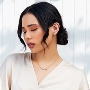 Classic Bloom Diamond Pendant – Elegant White Gold Necklace | JewelVerra