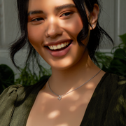 Elegant Loop Pendant – Stylish White Gold Statement Jewelry | JewelVerra