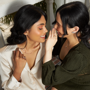 Minimal Heart Diamond Earrings – Dainty Rose Gold Fashion | JewelVerra