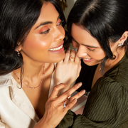 Minimal Heart Diamond Earrings – Dainty Rose Gold Fashion | JewelVerra