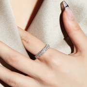 Gold Diamond Eternity Ring | Full Circle Diamond Design | JewelVerra