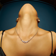 Classic Bloom Diamond Pendant – Elegant White Gold Necklace | JewelVerra