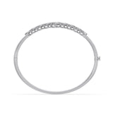 Baguette Diamond Bangle in Yellow Gold – Elegant & Stylish Bracelet | JewelVerra