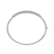 Baguette Diamond Bangle in Yellow Gold – Elegant & Stylish Bracelet | JewelVerra