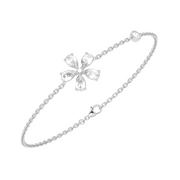 Gold Floral Diamond Bracelet – Elegant & Sparkling Jewelry for Women | JewelVerra