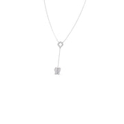 Butterfly Drop Necklace in Gold – Diamond Charm Pendant | JewelVerra