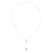 Butterfly Drop Necklace in Gold – Diamond Charm Pendant | JewelVerra