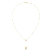 Butterfly Drop Necklace in Gold – Diamond Charm Pendant | JewelVerra