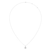 Classic Round Brilliant Diamond Pendant Necklace in Yellow Gold – Timeless Elegance | JewelVerra