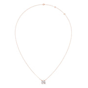 Pear-Shaped Diamond Duo Necklace in Yellow Gold – Elegant Minimal Pendant for Women | JewelVerra