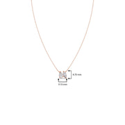 Pear-Shaped Diamond Duo Necklace in Yellow Gold – Elegant Minimal Pendant for Women | JewelVerra