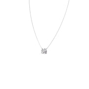 Pear-Shaped Diamond Duo Necklace in Yellow Gold – Elegant Minimal Pendant for Women | JewelVerra