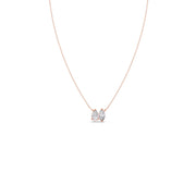 Pear & Marquise Diamond Pendant Necklace – Dual Shape Sparkle in Yellow, Rose & Silver Gold | JewelVerra