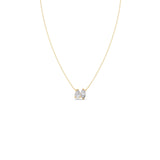 Pear & Marquise Diamond Pendant Necklace – Dual Shape Sparkle in Yellow, Rose & Silver Gold | JewelVerra