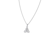 Trinity Diamond Pendant Necklace – Unique Gold Teardrop Design for Women | JewelVerra