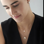 Open Heart Diamond Necklace – Gold Chain Pendant for Her | JewelVerra