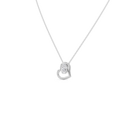 Open Heart Diamond Necklace – Gold Chain Pendant for Her | JewelVerra