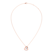 Open Heart Diamond Necklace – Gold Chain Pendant for Her | JewelVerra