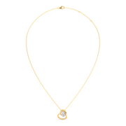 Open Heart Diamond Necklace – Gold Chain Pendant for Her | JewelVerra
