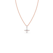 Marquise Diamond Flower Necklace for Women – Yellow, Rose & Silver Gold Pendant | JewelVerra