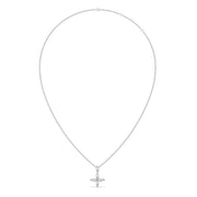 Marquise Diamond Flower Necklace for Women – Yellow, Rose & Silver Gold Pendant | JewelVerra