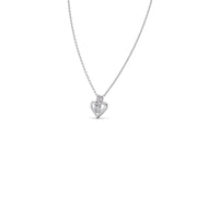 Heart Diamond Pendant Necklace – Yellow, Rose & White Gold Love Charm for Women | JewelVerra