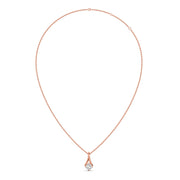 Round Diamond Pendant Necklace for Women – Classic Solitaire in Yellow, Rose & White Gold | JewelVerra