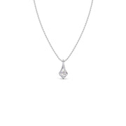 Round Diamond Pendant Necklace for Women – Classic Solitaire in Yellow, Rose & White Gold | JewelVerra