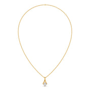 Round Diamond Pendant Necklace for Women – Classic Solitaire in Yellow, Rose & White Gold | JewelVerra