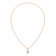 Minimal Teardrop Diamond Necklace in Gold – Elegant Drop Pendant | JewelVerra