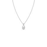 Minimal Teardrop Diamond Necklace in Gold – Elegant Drop Pendant | JewelVerra